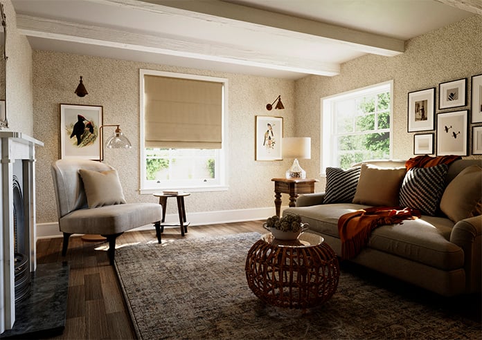 Devonshire, Light Brown - Roman Blind - Image 7